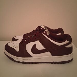 Nike Men's Beetroot and White Nike Dunks Size 7